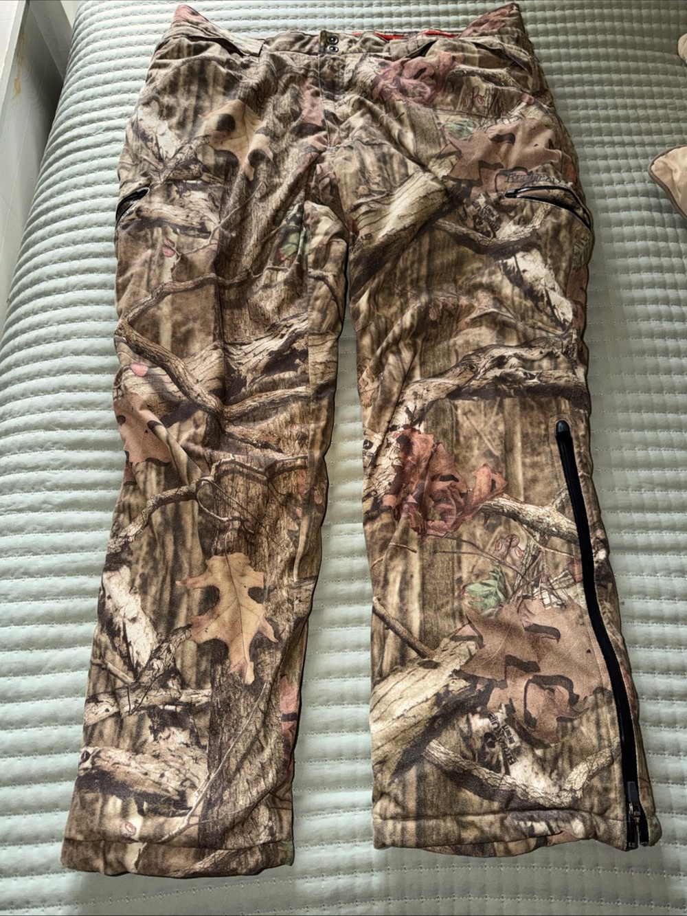 RedHead Hunting Pants Mens Size XL Camo Fleece Lined Cargo Cold Weather System